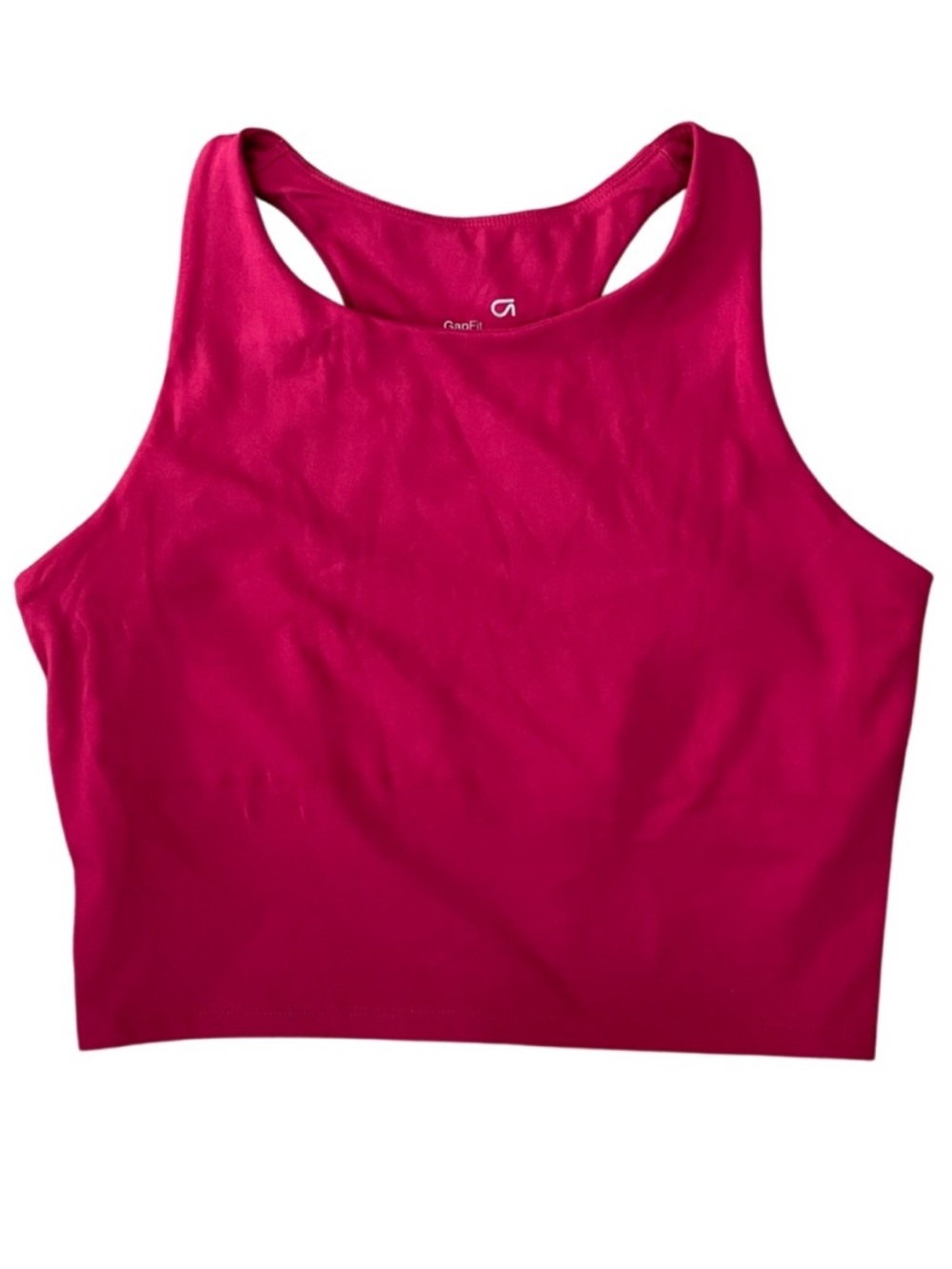 ☀️GapFit Crop Active Racerback Tank Red Size Large - Picture 3 of 9